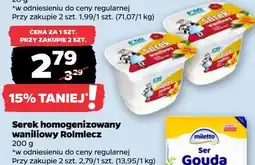 Netto Serek homogenizowany waniliowy Rolmlecz oferta