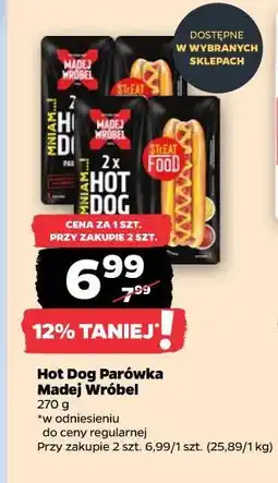 Netto Hot Dog Parówka Madej Wróbel oferta