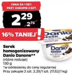 Netto Serek homogenizowany Danio Danone oferta