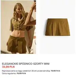 H&M Eleganckie spódnico-szorty mini oferta