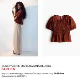 H&M H&M Elastycznie marszczona bluzka oferta
