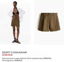 H&M H&M Szorty z zakładkami oferta