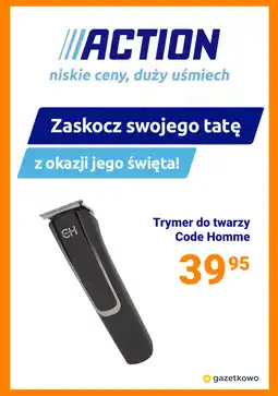 Action Trymer do twarzy Code Homme oferta