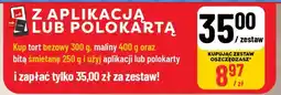 Polomarket Zestaw: Tort bezowy 300 g, maliny 400 g oraz bita śmietana 250 g oferta
