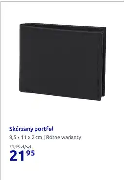 Action Skórzany portfel oferta