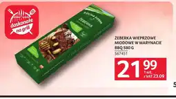 Selgros Żeberka wieprzowe BBQ oferta