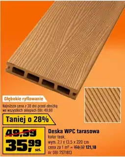 OBI Deska tarasowa Teak oferta