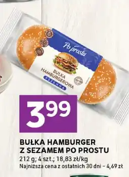 Stokrotka Bułka hamburger z sezamem Po Prostu oferta
