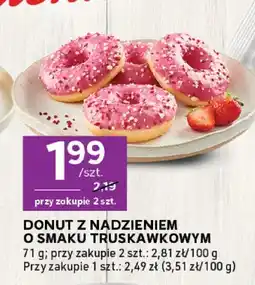 Stokrotka Donut z nadzieniem o smaku truskawkowym oferta