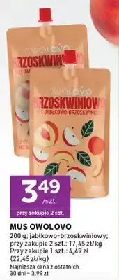 Stokrotka Mus jabłkowo-brzoskwiniowy Owolovo oferta