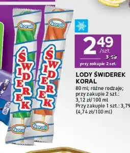 Stokrotka Lody Świderek Koral oferta