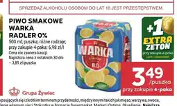 Stokrotka Piwo smakowe Warka Radler oferta