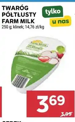 Stokrotka Twaróg półtłusty Farm Milk oferta