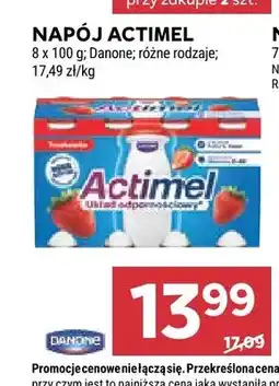 Stokrotka Napój Actimel Danone 8-pak oferta