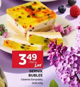 Stokrotka Sernik Bublee Cukiernia Staropolska oferta