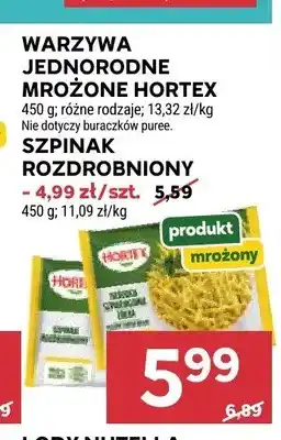 Stokrotka Warzywa jednorodne mrożone Hortex oferta