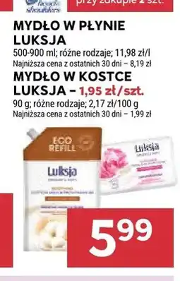 Stokrotka Mydło w płynie Luksja zapas Creamy Cotton oferta
