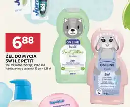 Stokrotka Żel do mycia 3w1 On Line Le Petit Fruit Jellies zielony oferta
