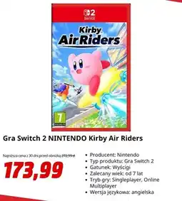 Media Markt Gra Switch 2 Nintendo Kirby Air Riders oferta