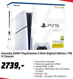 Media Markt Konsola Sony PlayStation 5 Slim Digital Edition 1TB E Chassis oferta