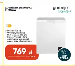 Max Elektro Zamrażarka skrzyniowa Gorenje FH10EAW oferta