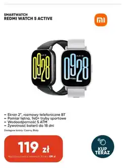 Max Elektro Smartwatch Xiaomi Redmi Watch 5 Active oferta