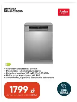Max Elektro Zmywarka Amica DFM66C9EOIID oferta