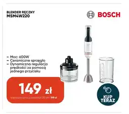 Max Elektro Blender ręczny Bosch MSM4W220 oferta