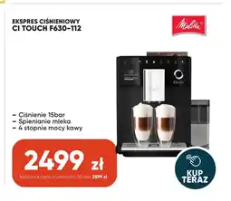 Max Elektro Ekspres ciśnieniowy Melitta CI Touch F630-112 oferta