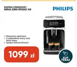 Max Elektro Ekspres ciśnieniowy Philips seria 2200 EP2223/40 oferta