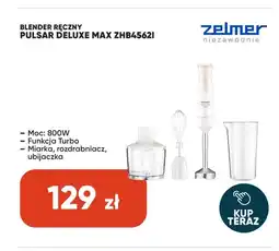 Max Elektro Blender ręczny Zelmer Pulsar Deluxe Max ZHB4562I oferta