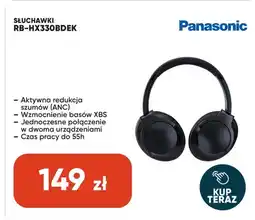Max Elektro Słuchawki bezprzewodowe Panasonic RB-HX330BDEK oferta