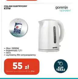 Max Elektro Czajnik elektryczny Gorenje K17W oferta