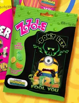 Dealz Żelki kwaśny ananas cytryna i pomarańcza Zozole Minionki My Size oferta