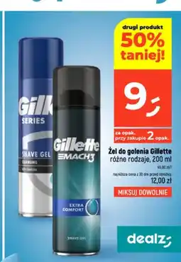 Dealz Żel do golenia Gillette Mach3 Extra Comfort oferta