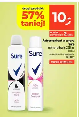 Dealz Antyperspirant w sprayu Sure Invisible Pure oferta