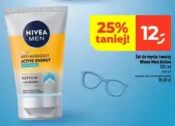 Dealz Żel do mycia twarzy Nivea Men Active Energy oferta
