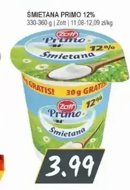 Słoneczko Śmietana Primo 12% oferta