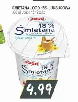 Słoneczko Śmietana Jogo 18% Luksusowa oferta