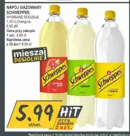 Słoneczko Napój gazowany Schweppes Citrus Mix oferta