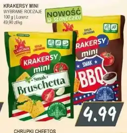 Słoneczko Krakersy mini Lajkonik Smak Bruschetta oferta