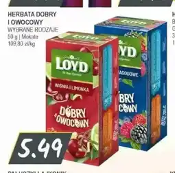 Słoneczko Herbata Loyd Dobry i Owocowy Wiśnia i Limonka oferta