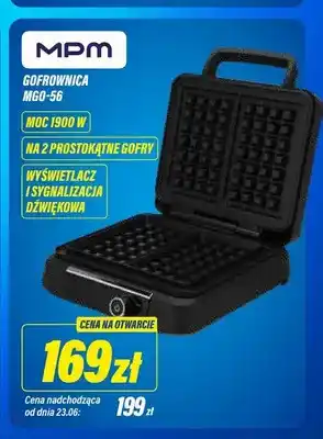RTV EURO AGD Gofrownica MPM MGO-56 oferta