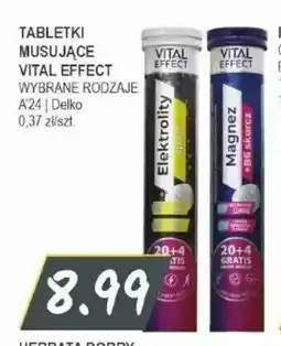 Słoneczko Tabletki musujące Vital Effect Elektrolity oferta