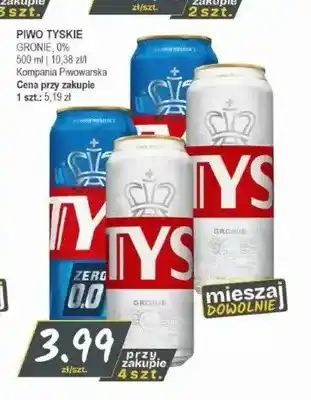 Słoneczko Piwo Tyskie Gronie oferta
