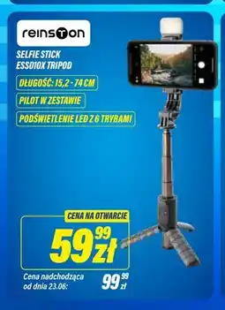 RTV EURO AGD Selfie stick Reinston ESS010X Tripod oferta