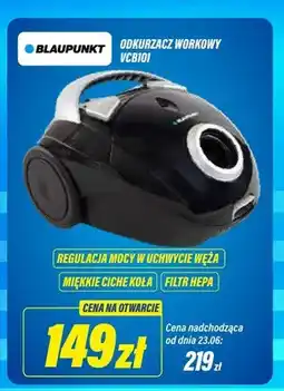 RTV EURO AGD Odkurzacz workowy Blaupunkt VCB101 oferta