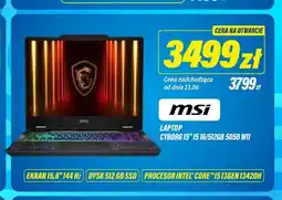 RTV EURO AGD Laptop MSI Cyborg 15 oferta