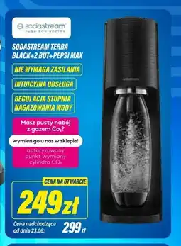 RTV EURO AGD Saturator do wody Sodastream Terra Black oferta