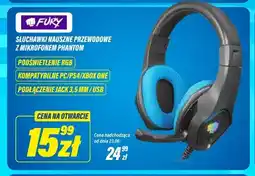 RTV EURO AGD Słuchawki nauszne przewodowe Fury Phantom oferta